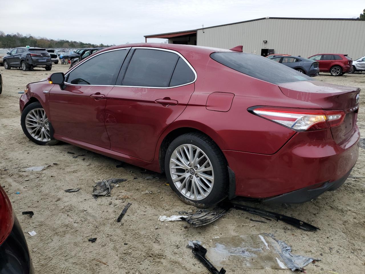 2019 Toyota Camry VIN 4T1B21HK8KU521053 Copart auction photo, front end damage thumbnail 2