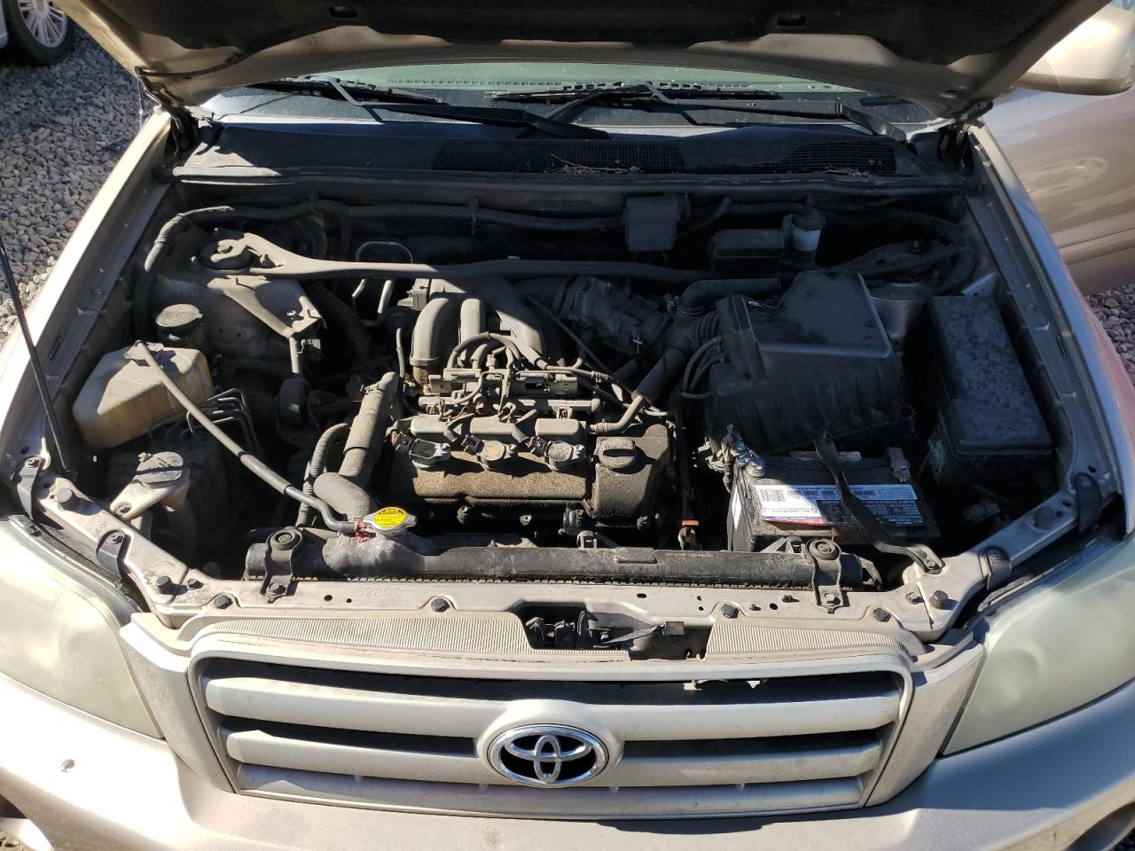 2004 Toyota Highlander VIN JTEEP21A940059022 Copart auction photo, rear end / side damage thumbnail 12