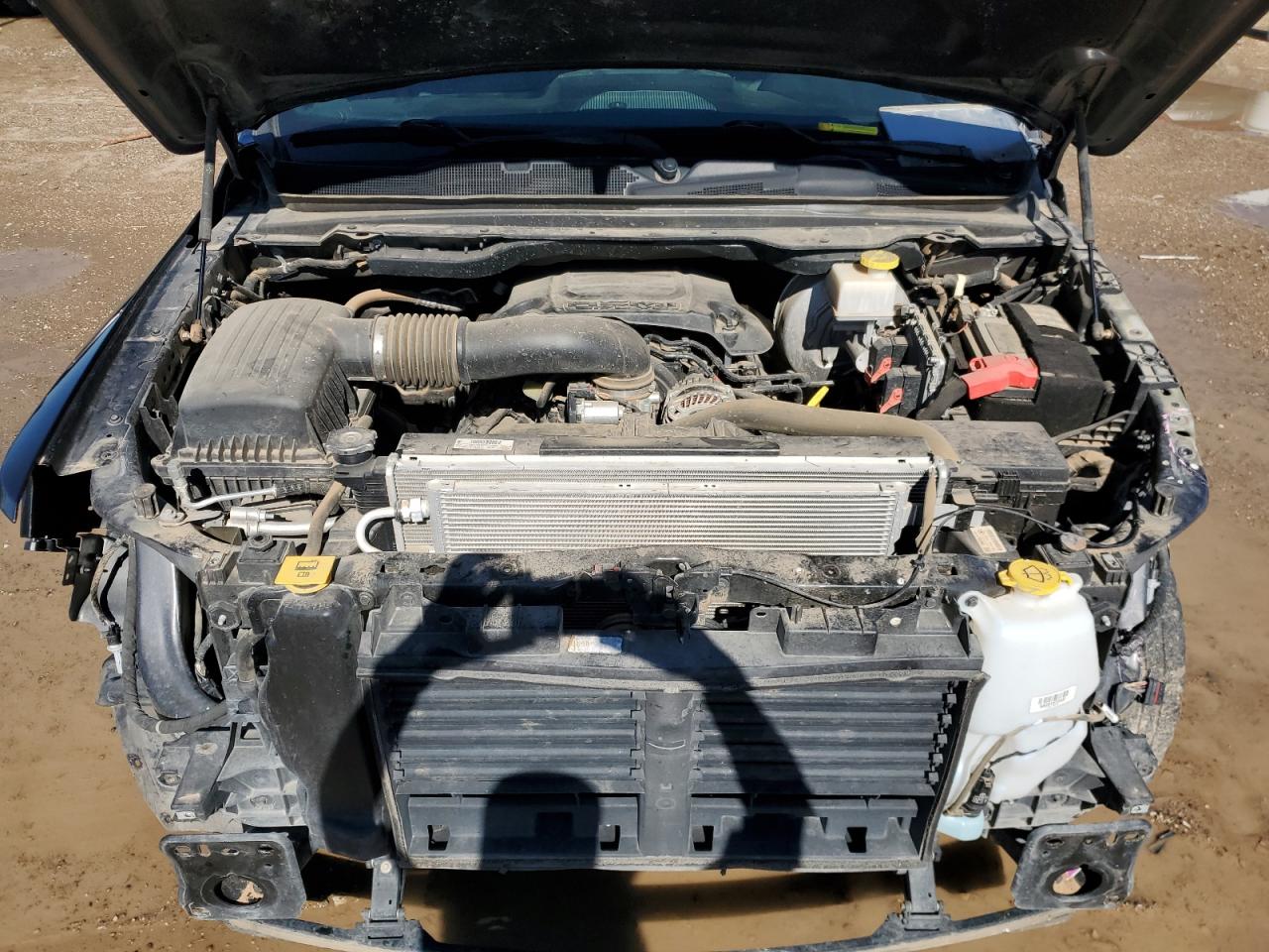 2022 RAM 1500 VIN 1C6RREFT1NN187343 Copart auction photo, side / front end damage thumbnail 11
