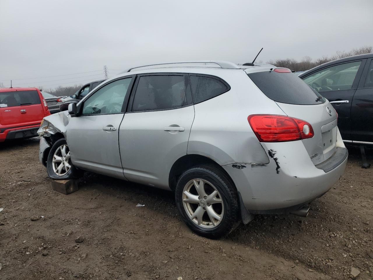 2008 Nissan Rogue VIN JN8AS58V08W411312 Copart auction photo, front end / all over damage thumbnail 2