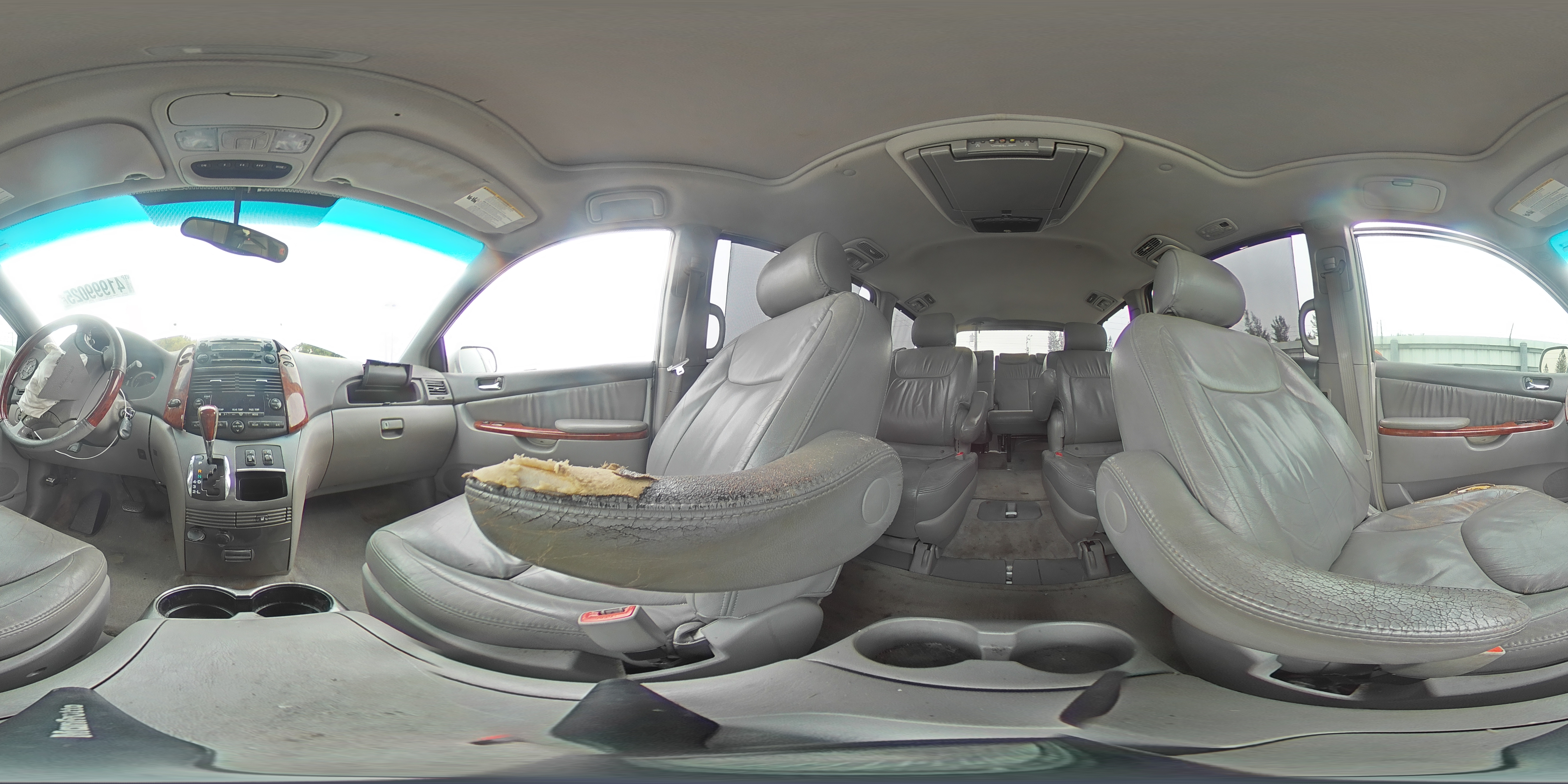 2005 Toyota Sienna VIN 5TDZA22C85S345238 Copart auction photo, front end / side damage thumbnail 13