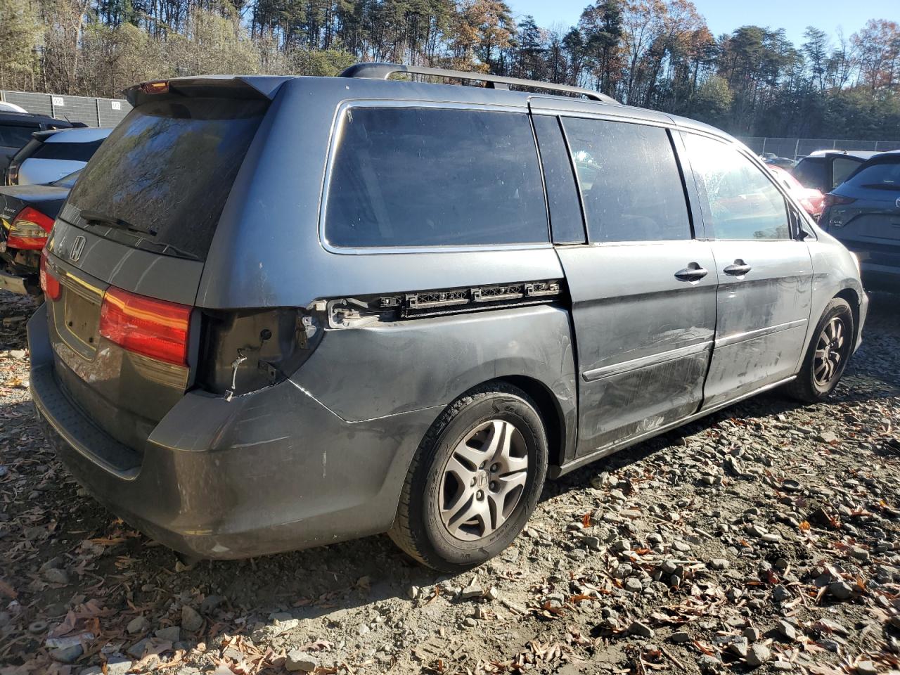 2010 Honda Odyssey VIN 5FNRL3H43AB086513 Copart auction photo, side damage thumbnail 3