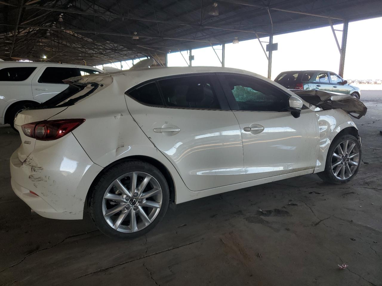 2017 Mazda 3 VIN 3MZBN1M30HM143816 Copart auction photo, all over damage thumbnail 3