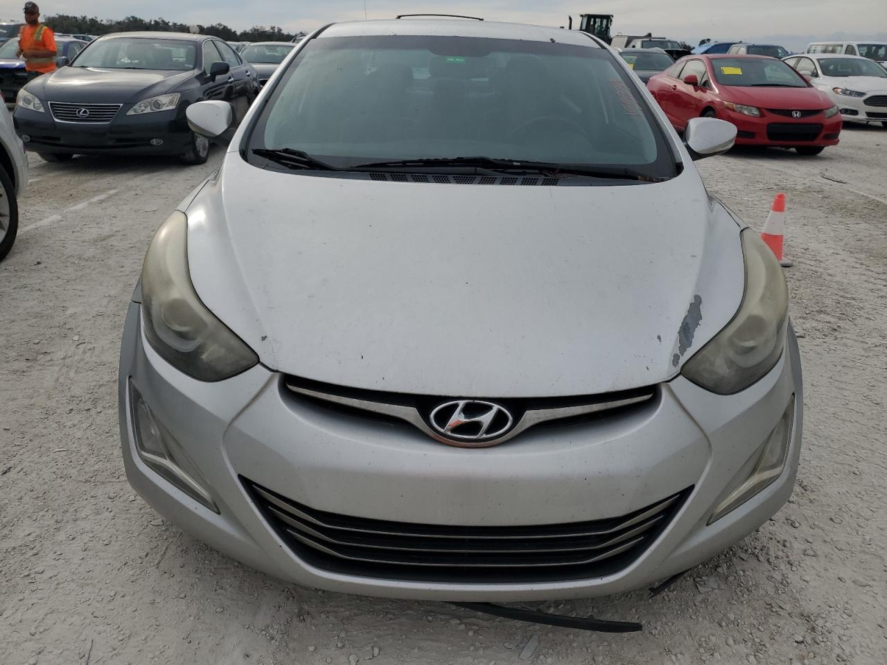 2015 Hyundai Elantra VIN 5NPDH4AEXFH590148 Copart auction photo, water/flood damage thumbnail 5