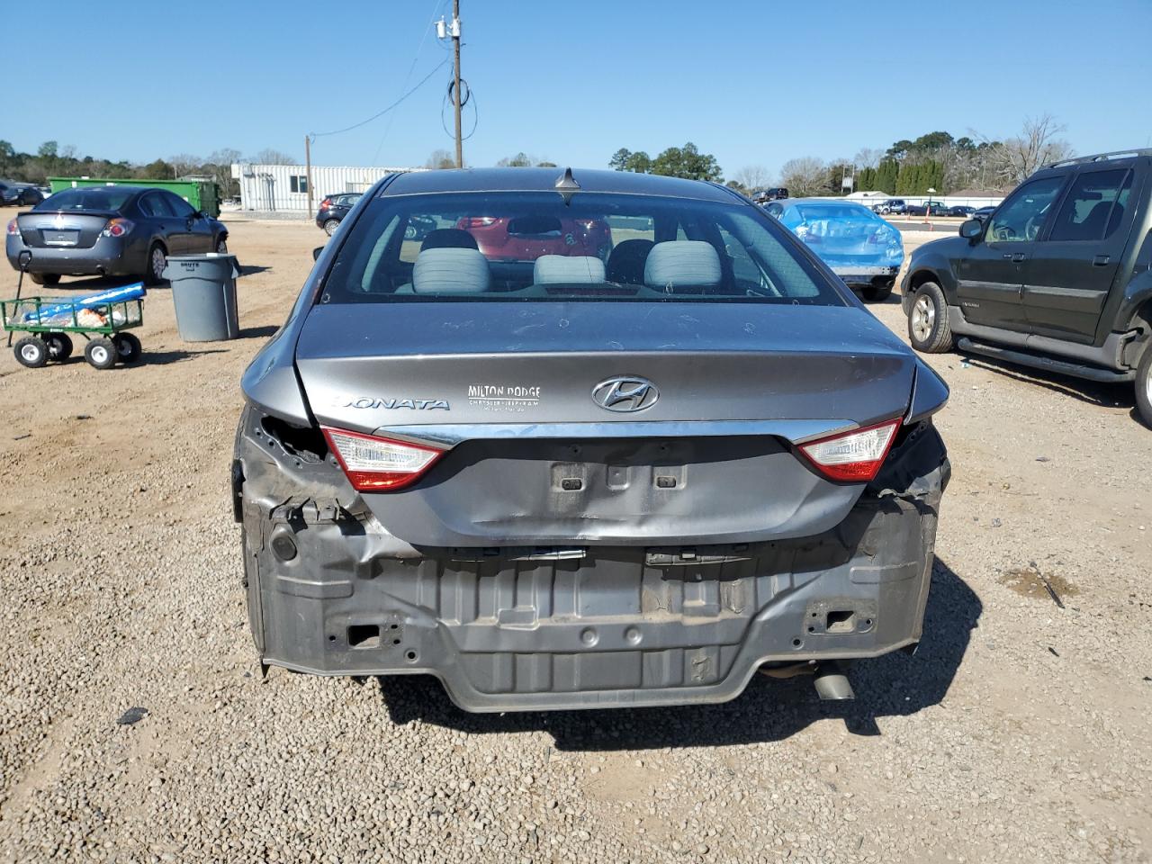 2013 Hyundai Sonata VIN 5NPEB4AC8DH537983 Copart auction photo, rear end damage thumbnail 6