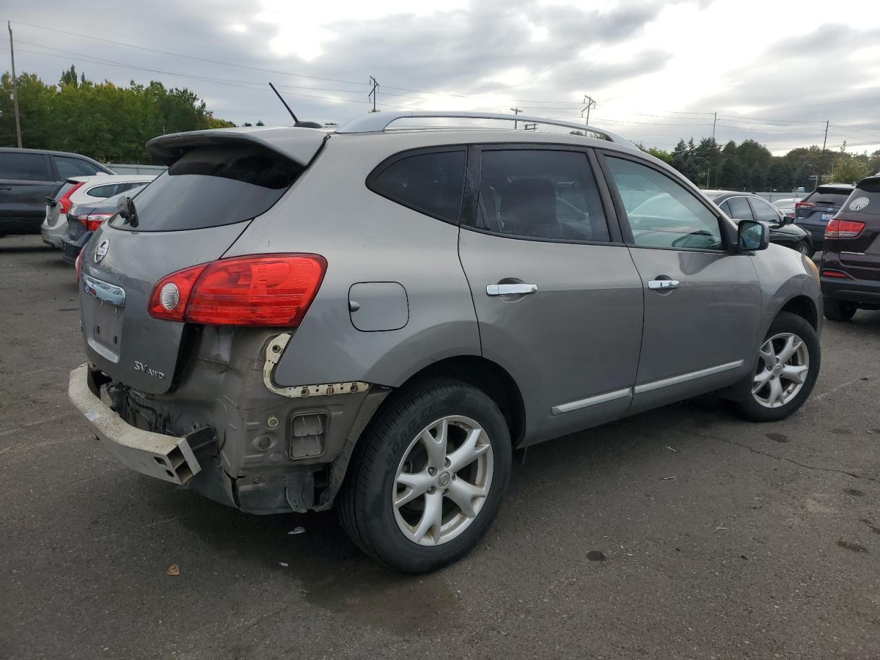2011 Nissan Rogue VIN JN8AS5MV1BW662689 Copart auction photo, rear end damage thumbnail 3