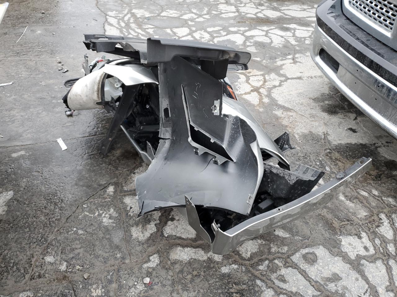 2021 Lexus LX VIN JTJFY7AX3M4344084 Copart auction photo, front end / side damage thumbnail 13