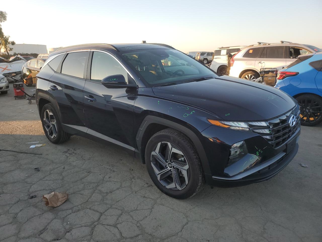 2024 Hyundai Tucson VIN KM8JCCD19RU157138 Copart auction photo, front end damage thumbnail 4