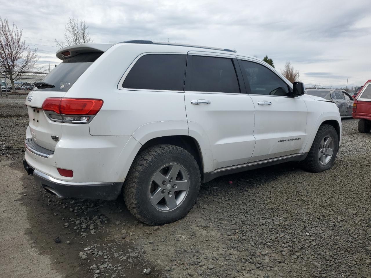 2014 Jeep Grand Cherokee VIN 1C4RJFJM1EC441604 Copart auction photo, front end damage thumbnail 3