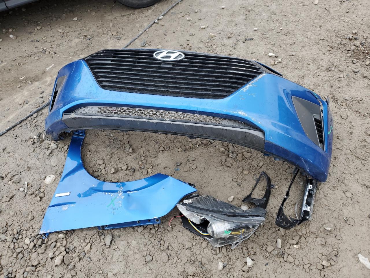 2017 Hyundai IONIQ VIN KMHC65LC7HU030806 Copart auction photo, side / front end damage thumbnail 12
