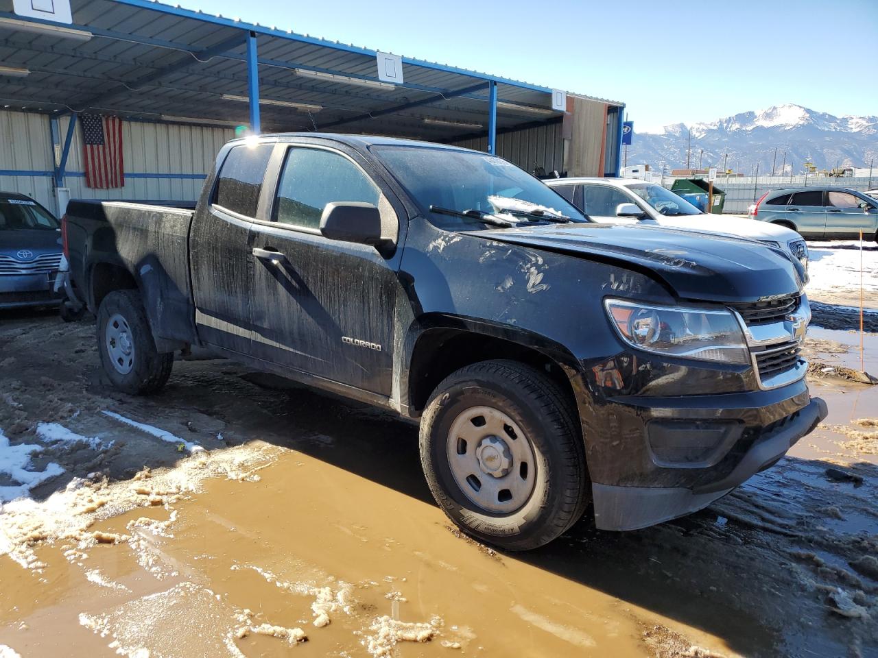2018 Chevrolet Colorado VIN 1GCHSBEA6J1321207 Copart auction photo, front end / rear end damage thumbnail 4