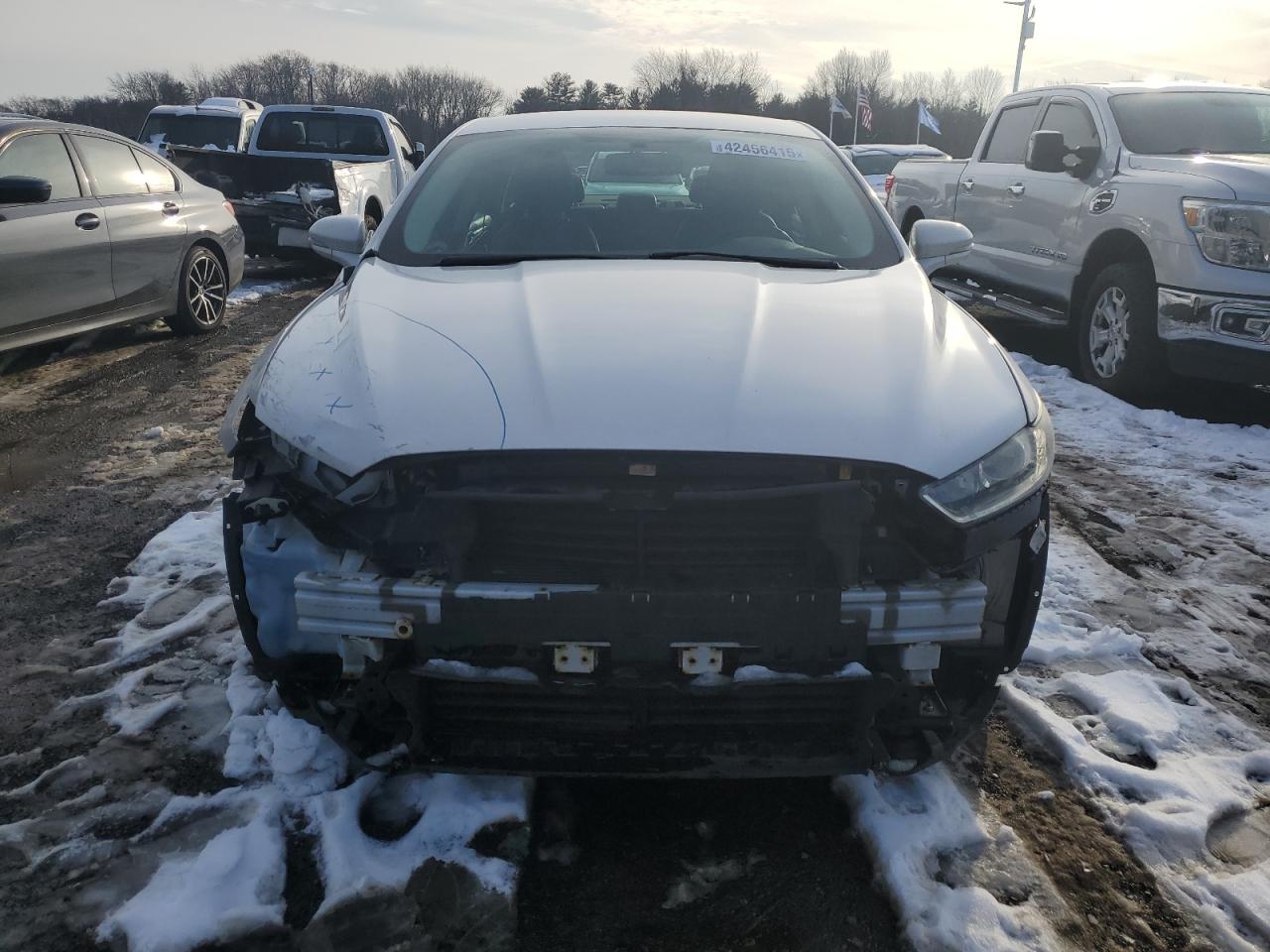 2013 Ford Fusion VIN 3FA6P0PU8DR246255 Copart auction photo, front end damage thumbnail 5
