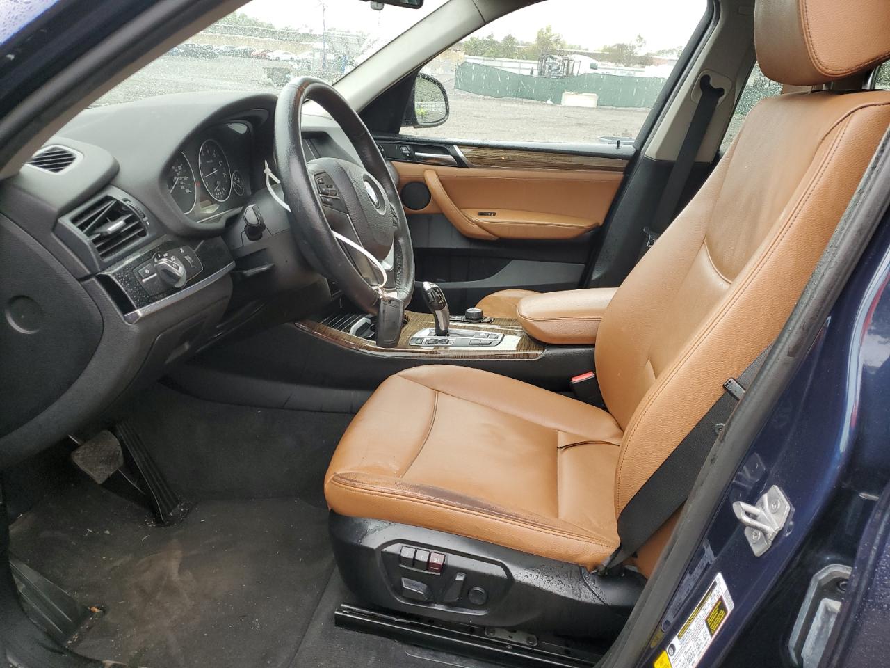 2016 BMW X3 VIN 5UXWZ7C51G0T42789 Copart auction photo, front end damage thumbnail 7