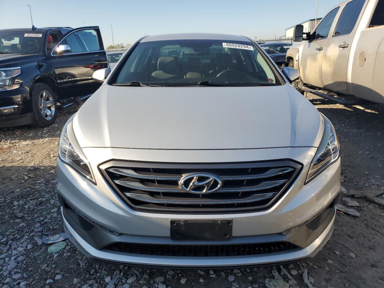 2015 Hyundai Sonata VIN 5NPE34AF0FH186139 Copart auction photo, rear end damage thumbnail 5