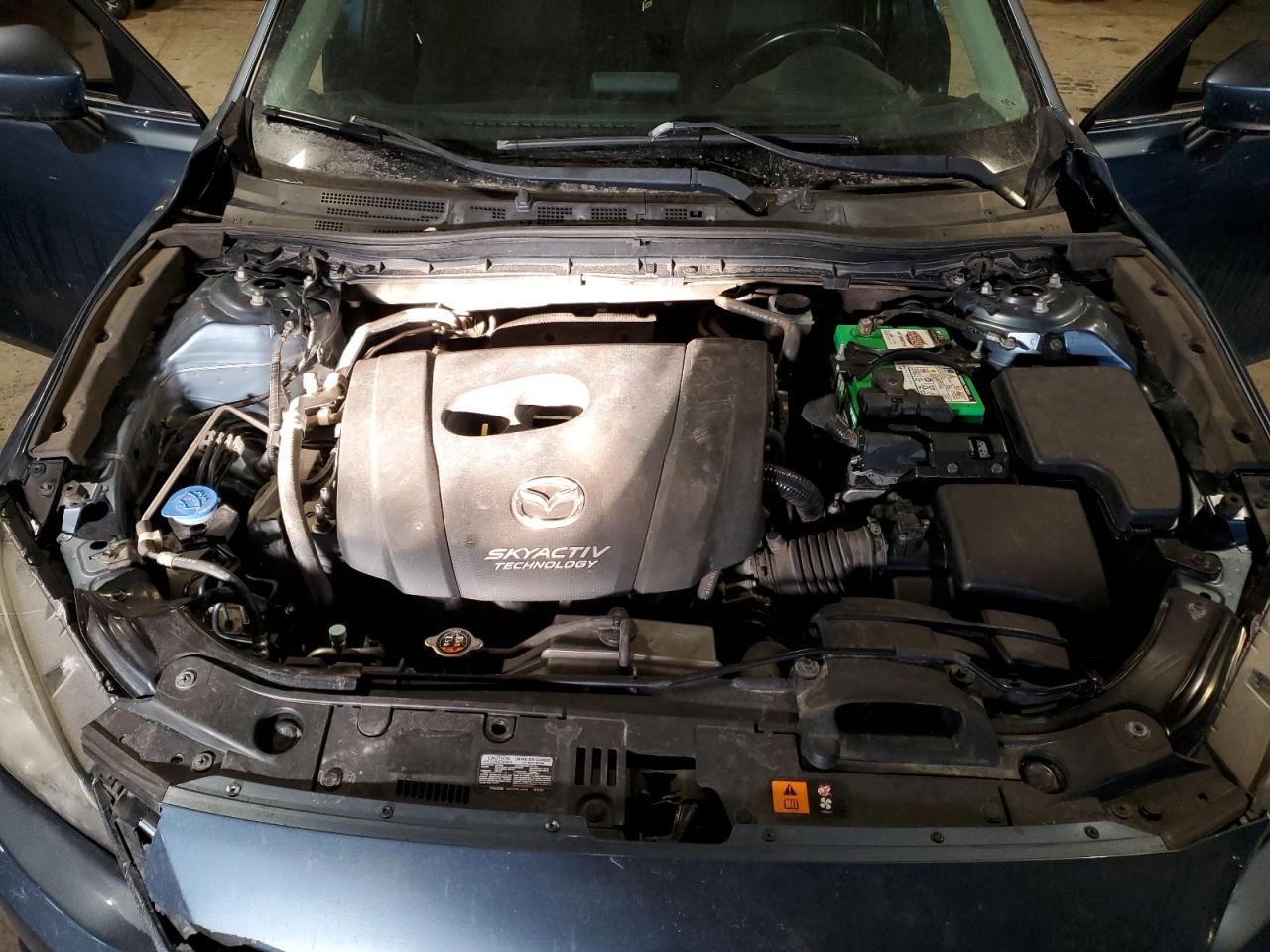 2014 Mazda 3 VIN JM1BM1V73E1193707 Copart auction photo, front end / minor dent/scratches damage thumbnail 12