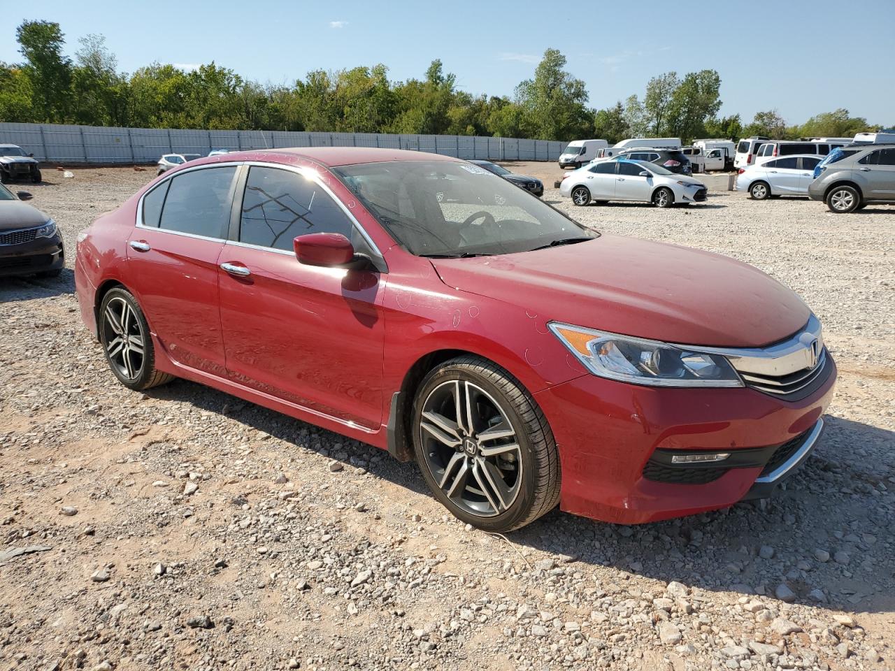 2017 Honda Accord VIN 1HGCR2F10HA197466 Copart auction photo, hail / minor dent/scratches damage thumbnail 4