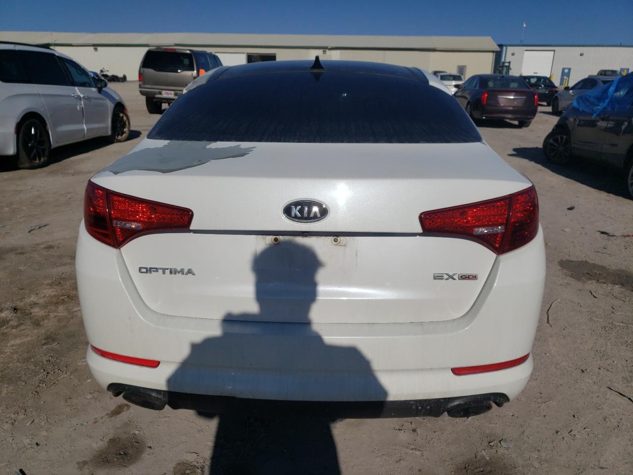 2012 KIA Optima VIN 5XXGN4A76CG067563 Copart auction photo, all over damage thumbnail 6