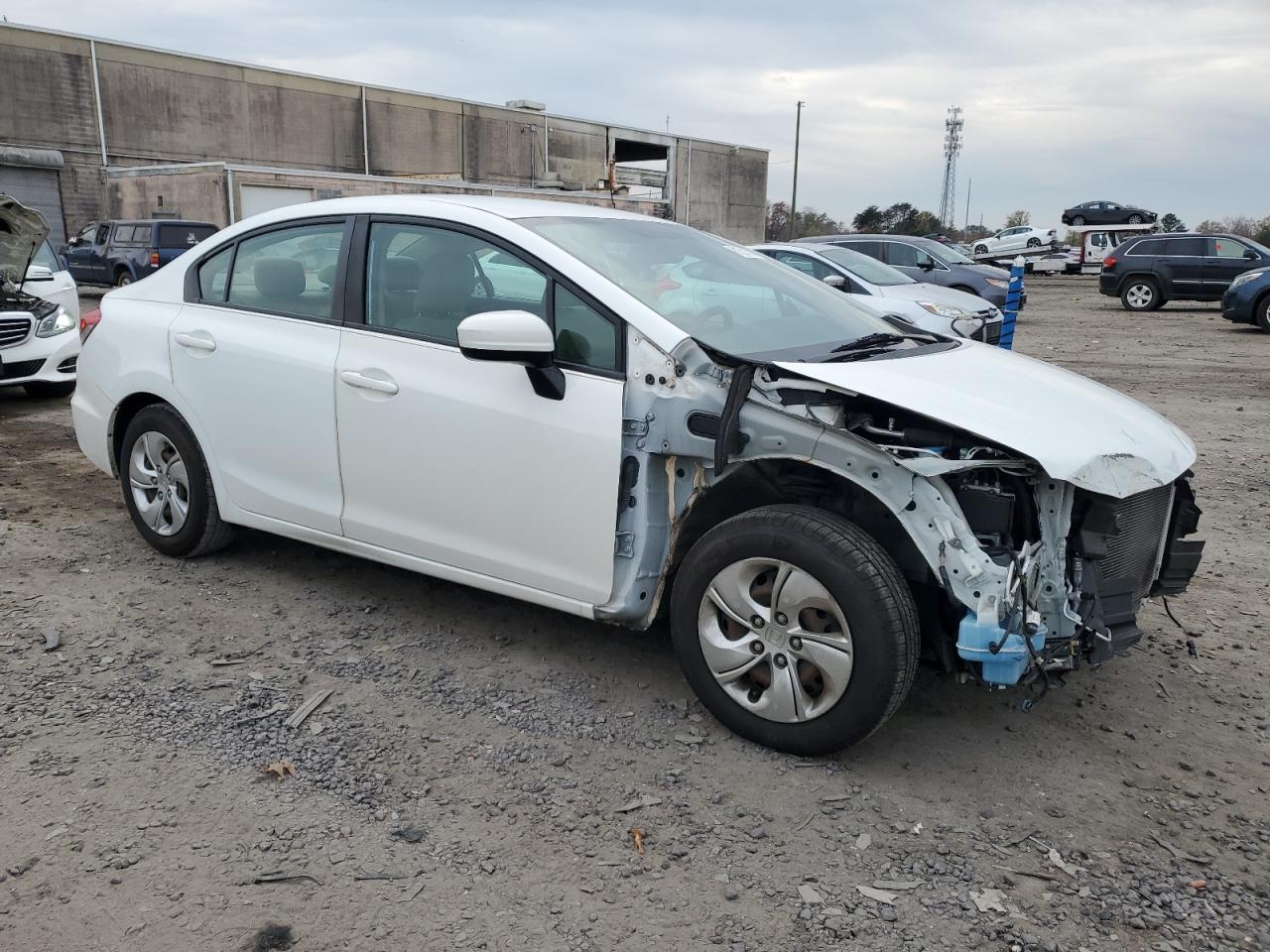 2015 Honda Civic VIN 19XFB2F50FE245660 Copart auction photo, front end damage thumbnail 4