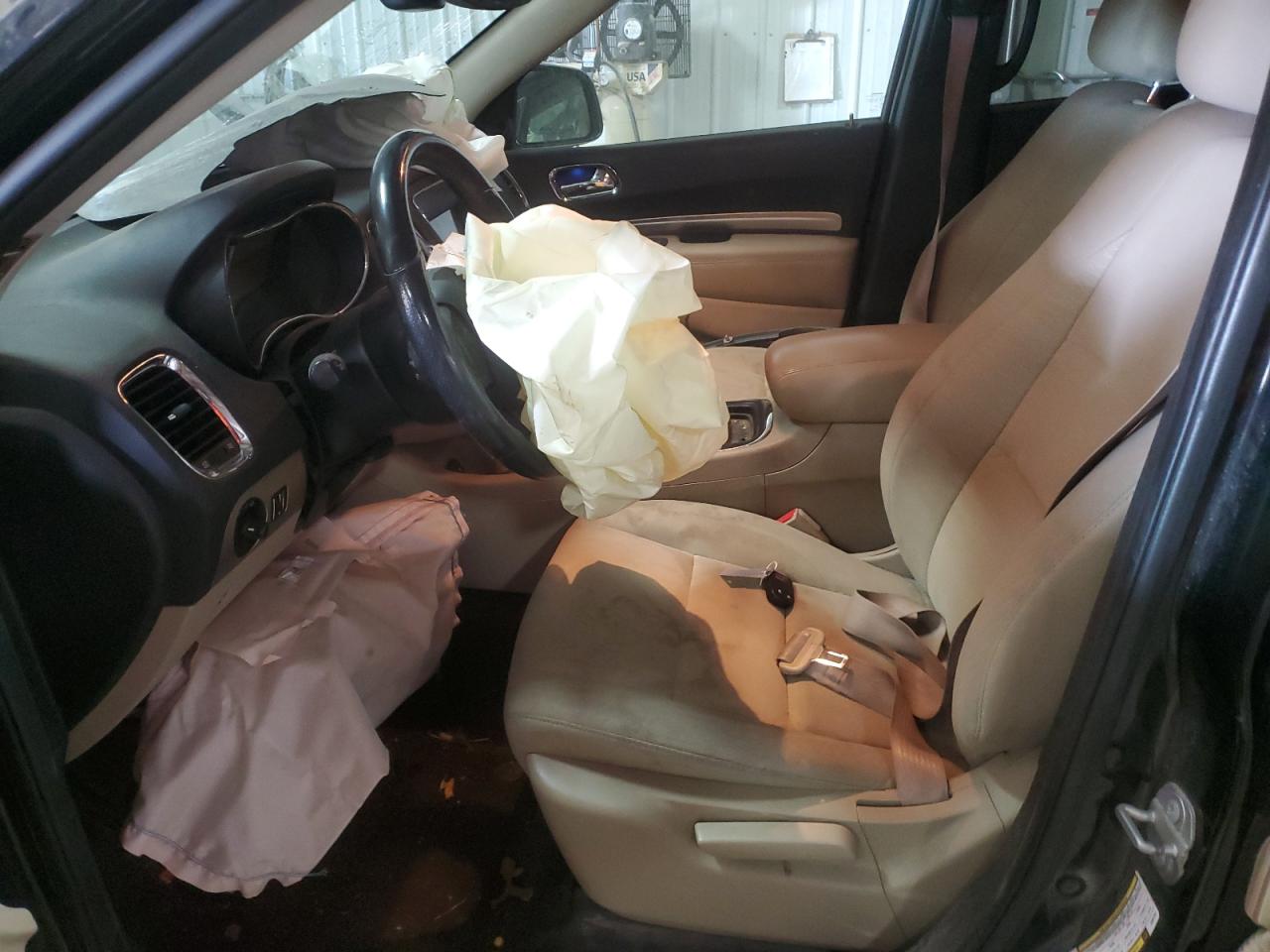 2018 Dodge Durango VIN 1C4RDJAG7JC381181 Copart auction photo, front end / undercarriage damage thumbnail 7