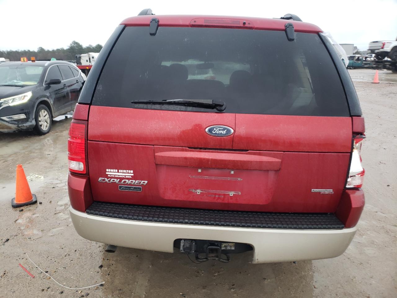 2005 Ford Explorer VIN 1FMZU64K95UA84552 Copart auction photo, rear end / front end damage thumbnail 6
