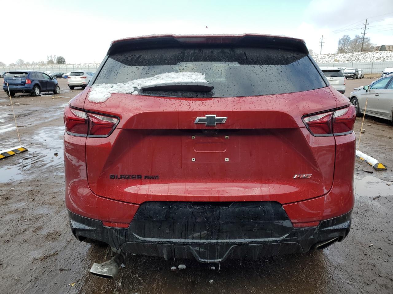 2021 Chevrolet Blazer VIN 3GNKBKRS7MS575317 Copart auction photo, front end damage thumbnail 6