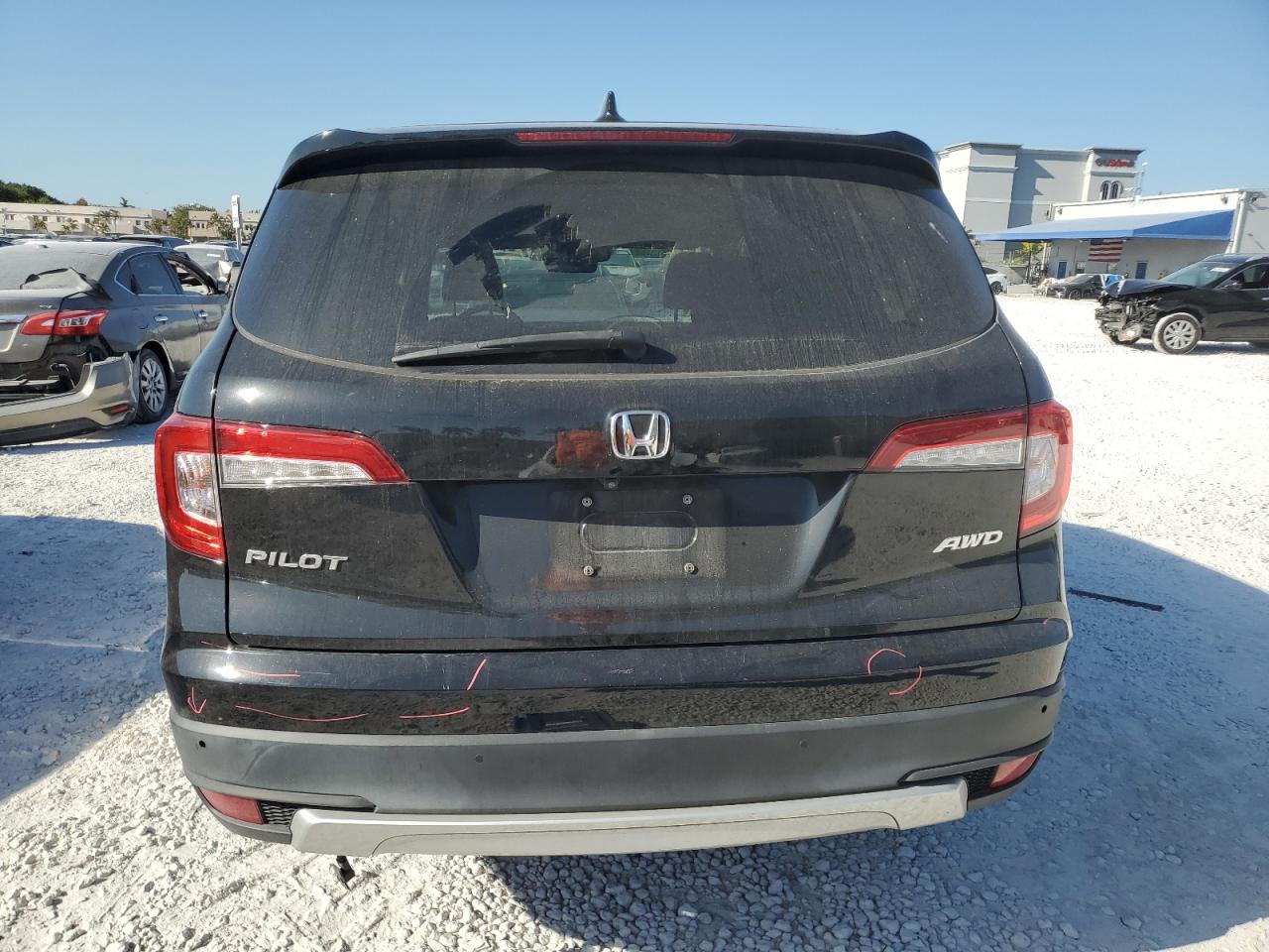 2019 Honda Pilot VIN 5FNYF6H49KB030761 Copart auction photo, front end damage thumbnail 6