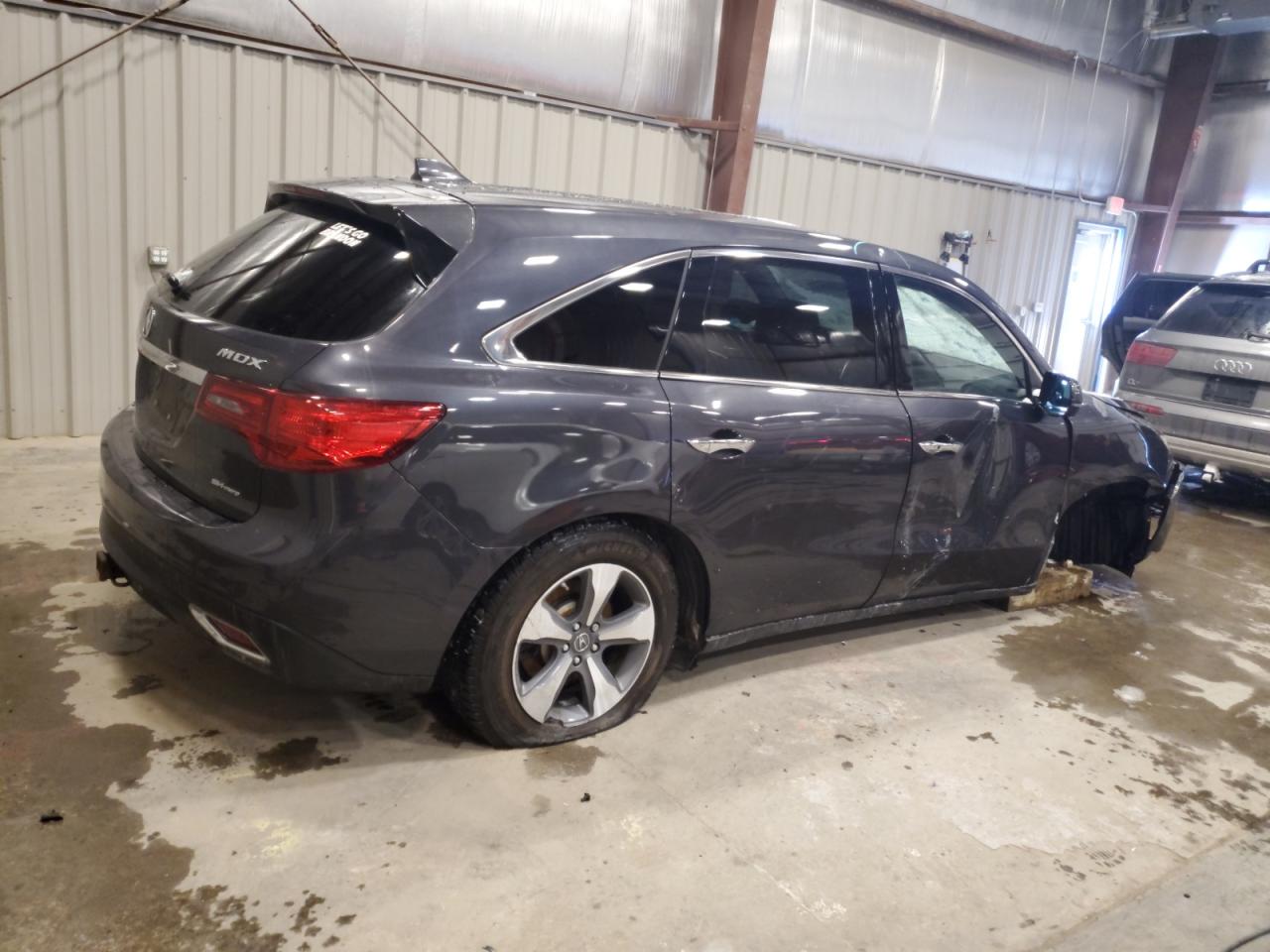 2016 Acura MDX VIN 5FRYD4H2XGB059054 Copart auction photo, undercarriage damage thumbnail 3