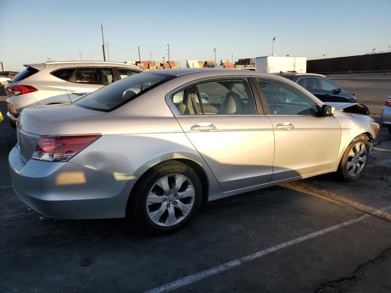 2009 Honda Accord VIN 1HGCP26849A138635 Copart auction photo, front end / side damage thumbnail 3