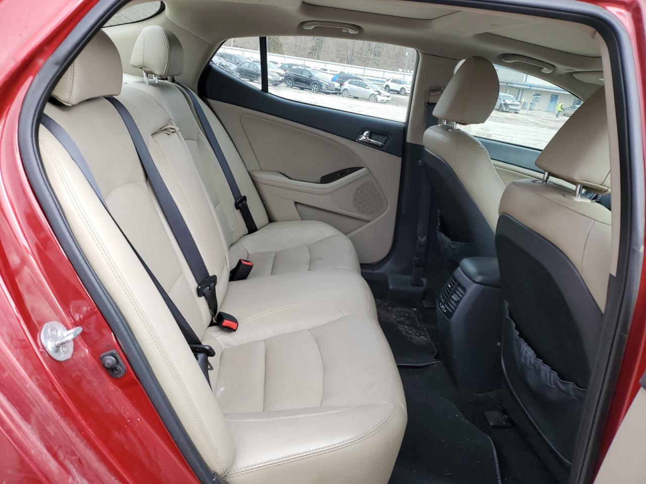 2012 KIA Optima VIN 5XXGN4A75CG022999 Copart auction photo, front end / side damage thumbnail 10