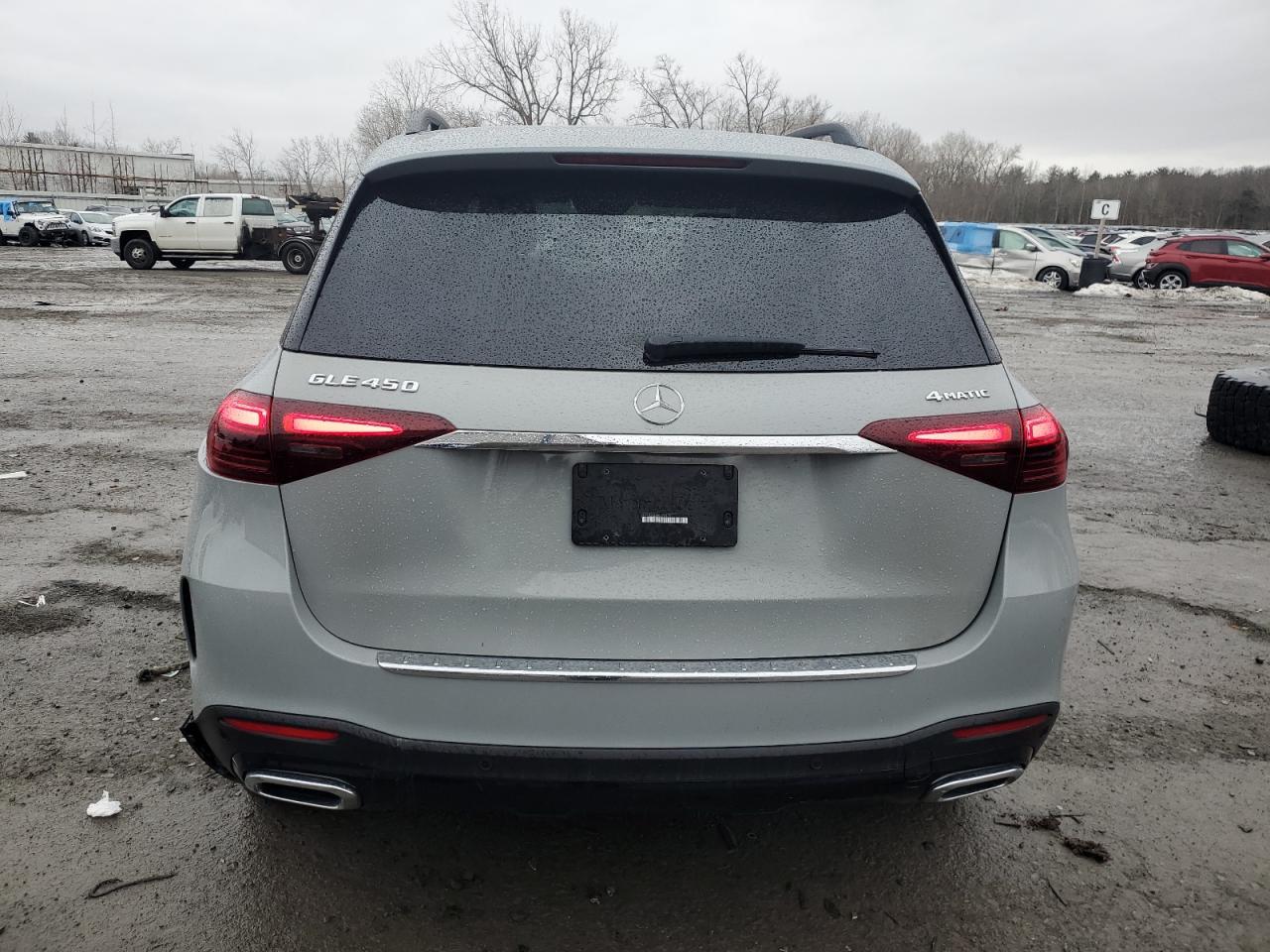 2024 Mercedes-Benz GLE VIN 4JGFB5KB2RB073139 Copart auction photo, side / rear end damage thumbnail 6