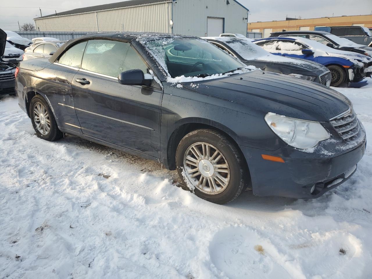 2008 Chrysler Sebring VIN 1C3LC55R08N258515 Copart auction photo, front end / side damage thumbnail 4