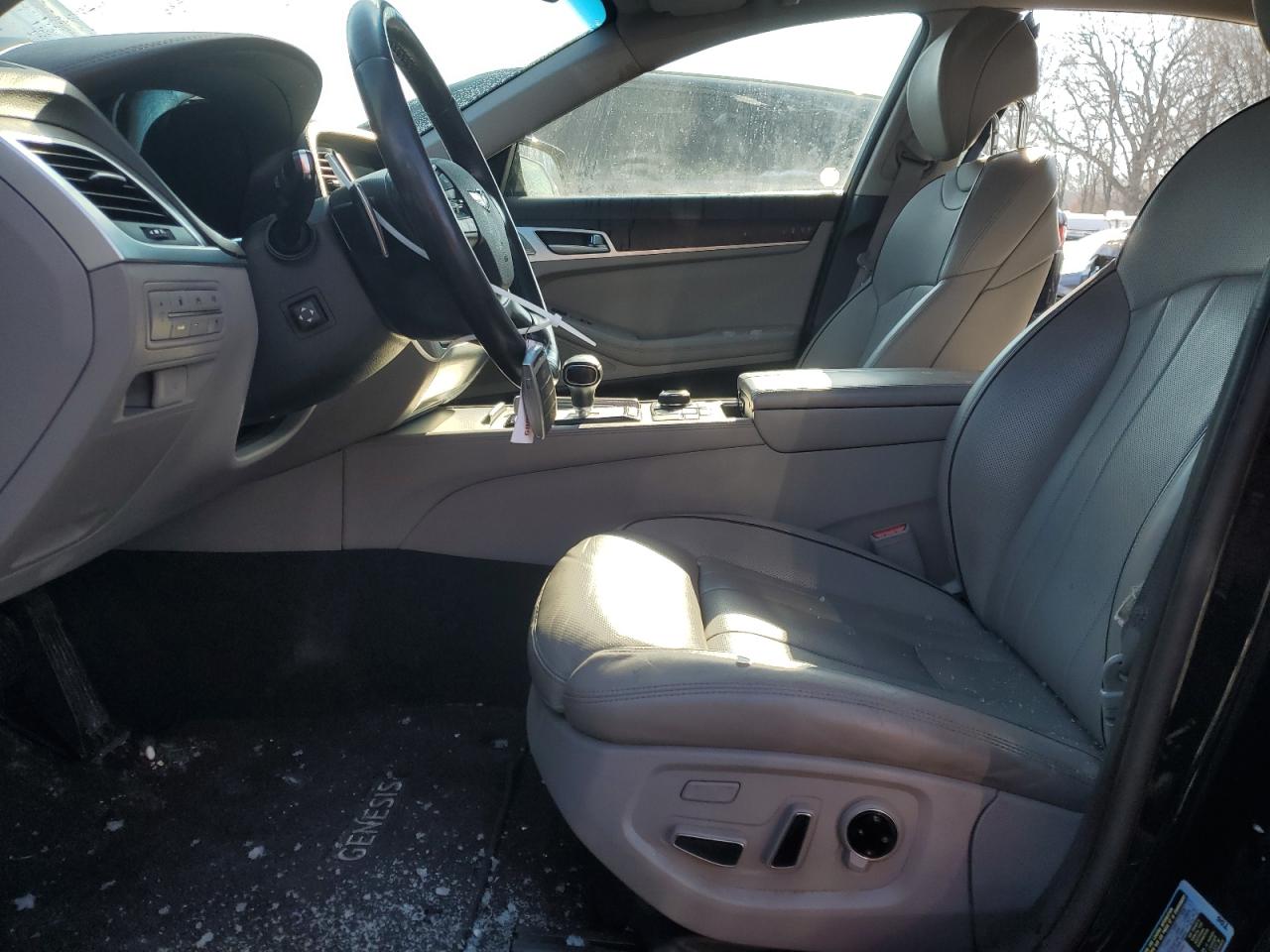 2019 Genesis G80 VIN KMHGN4JE6KU291273 Copart auction photo, rear end damage thumbnail 7