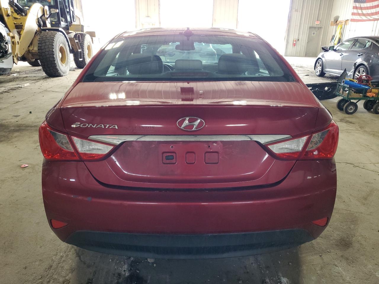 2014 Hyundai Sonata VIN 5NPEB4AC9EH831944 Copart auction photo, vandalism / all over damage thumbnail 6