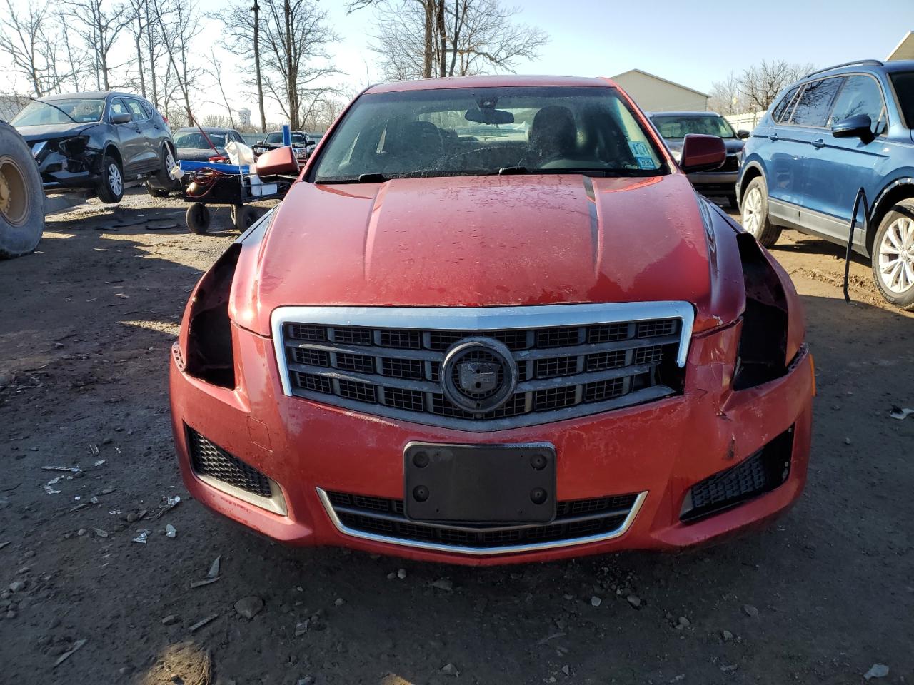 2014 Cadillac ATS VIN 1G6AG5RX4E0127888 Copart auction photo, front end / minor dent/scratches damage thumbnail 5