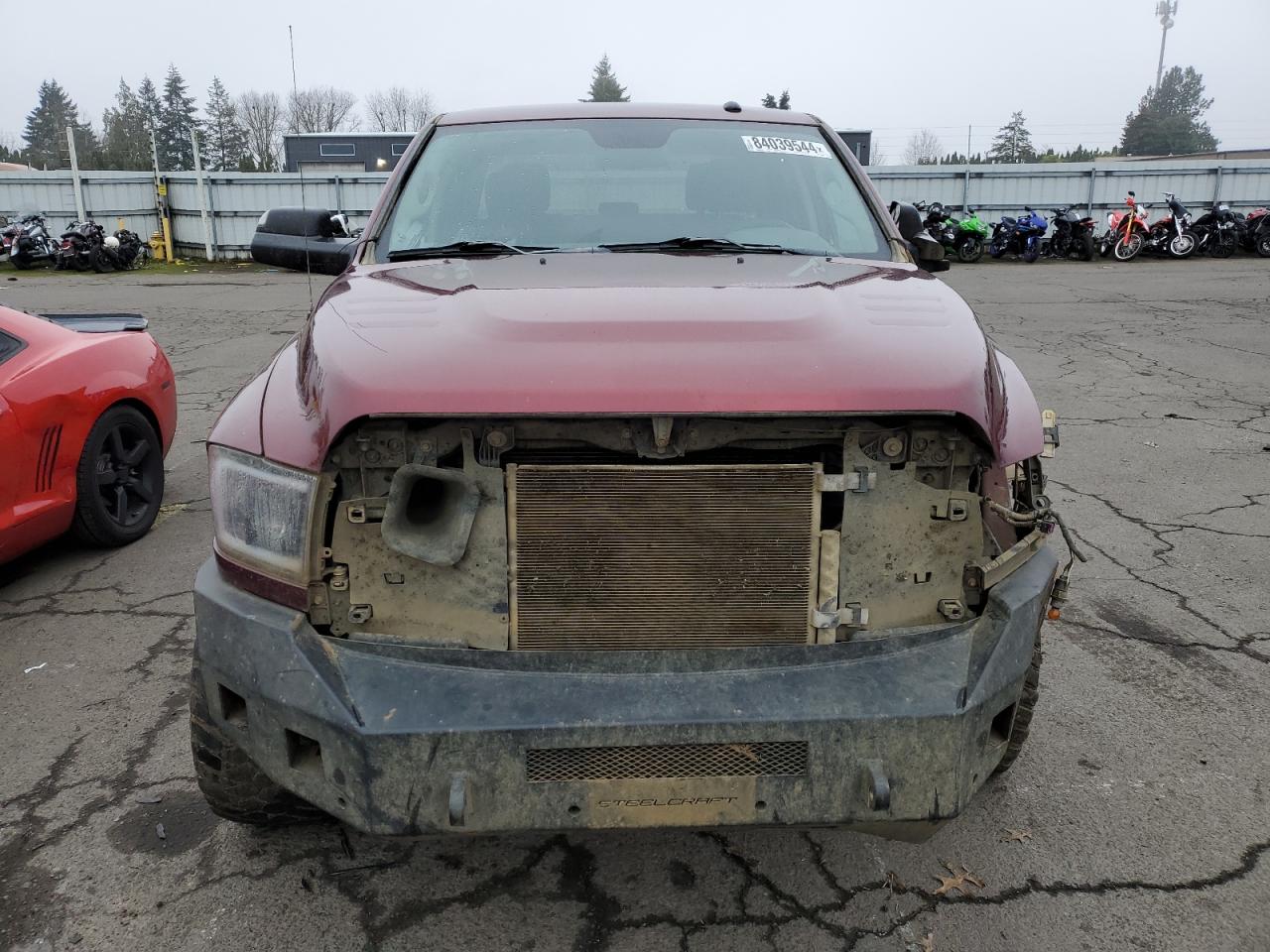 2016 RAM 2500 VIN 3C6UR5HLXGG187909 Copart auction photo, frame damage / front end damage thumbnail 5