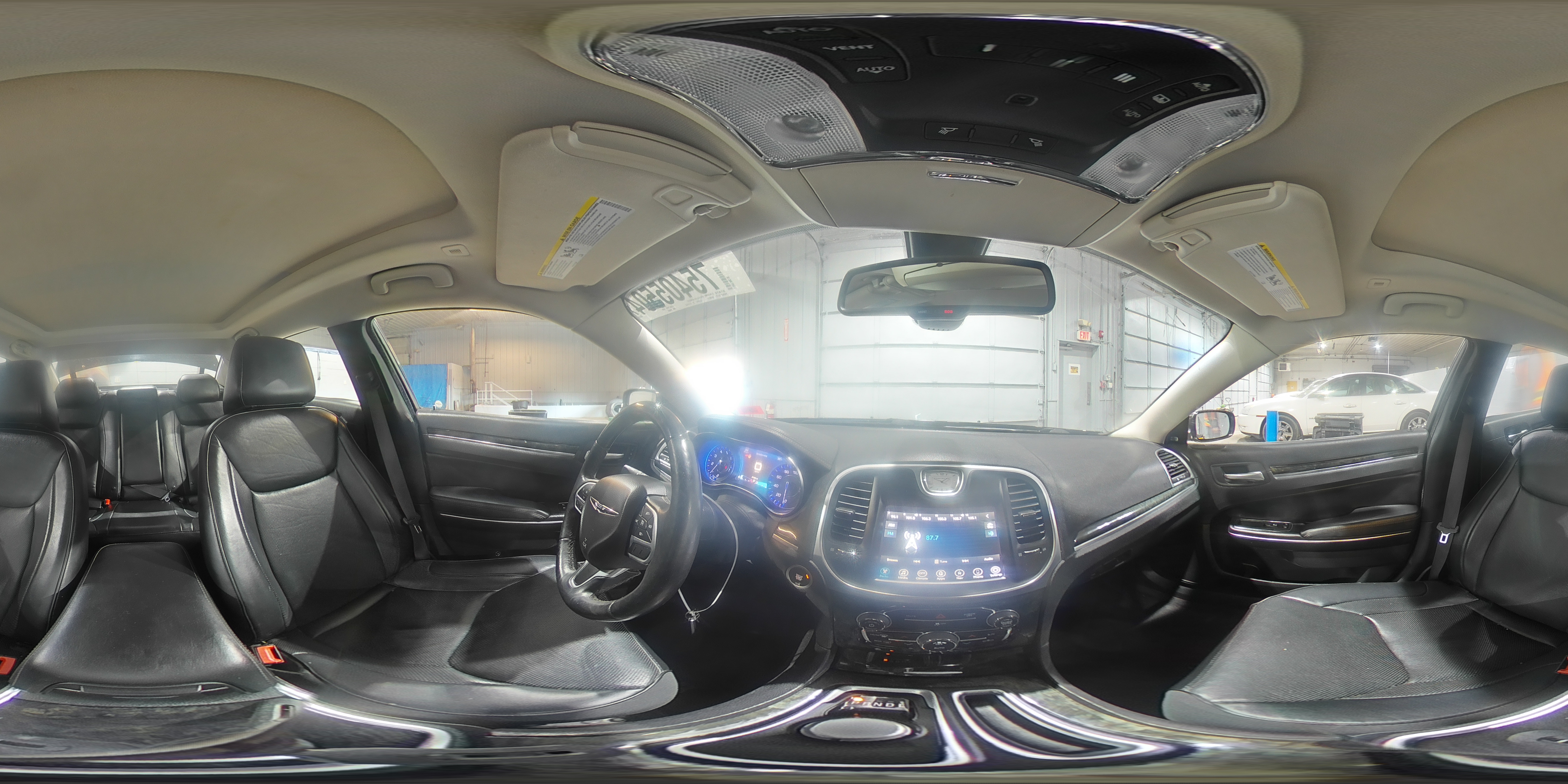 2017 Chrysler 300 VIN 2C3CCAEG7HH570881 Copart auction photo, front end / side damage thumbnail 14