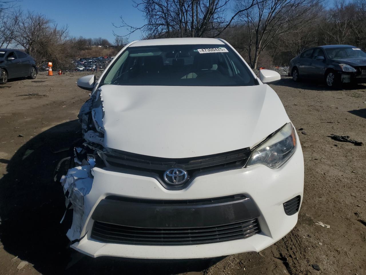 2016 Toyota Corolla VIN 2T1BURHE1GC673414 Copart auction photo, front end damage thumbnail 5