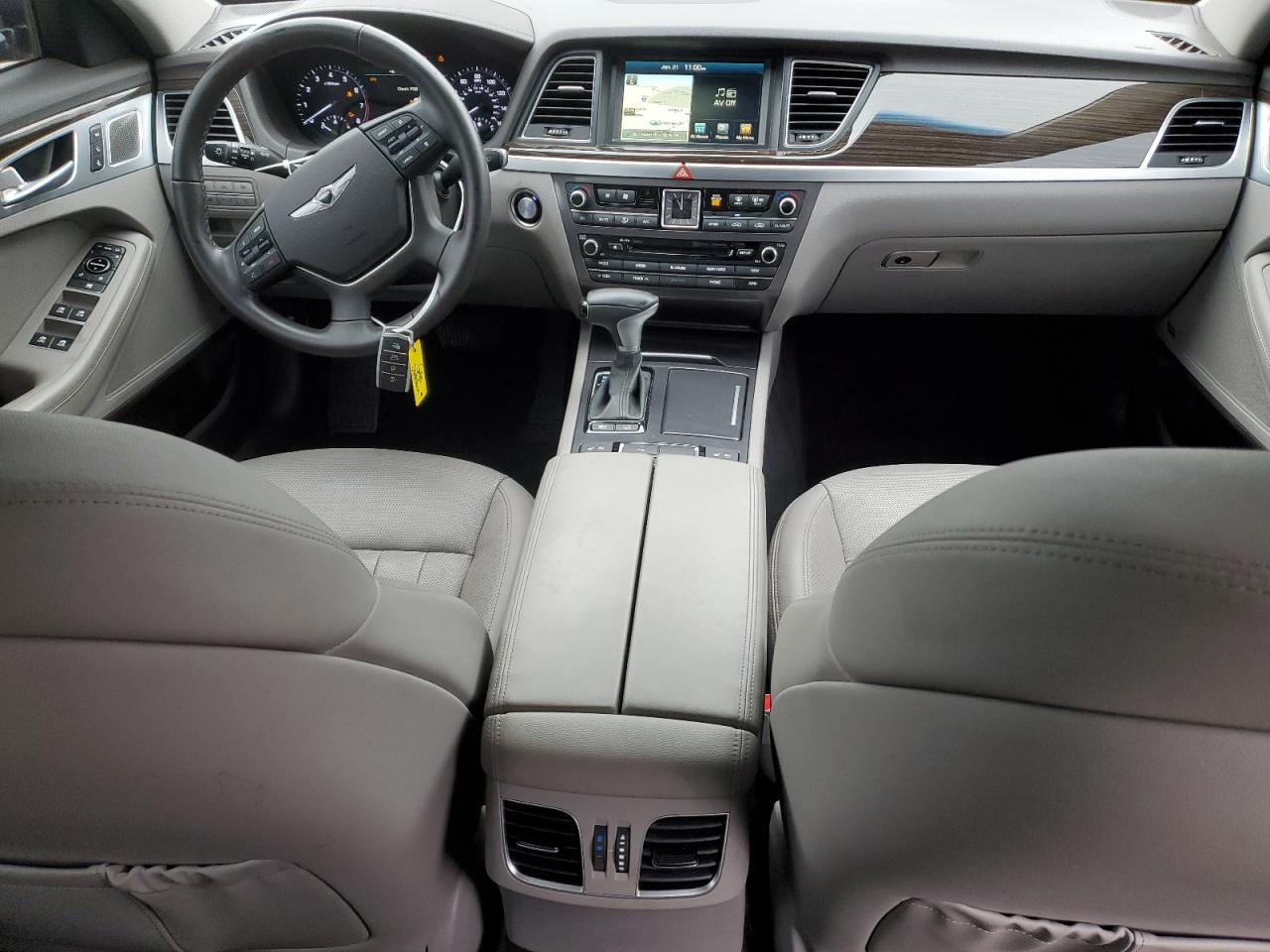 2018 Genesis G80 VIN KMHGN4JE7JU239231 Copart auction photo, front end damage thumbnail 8
