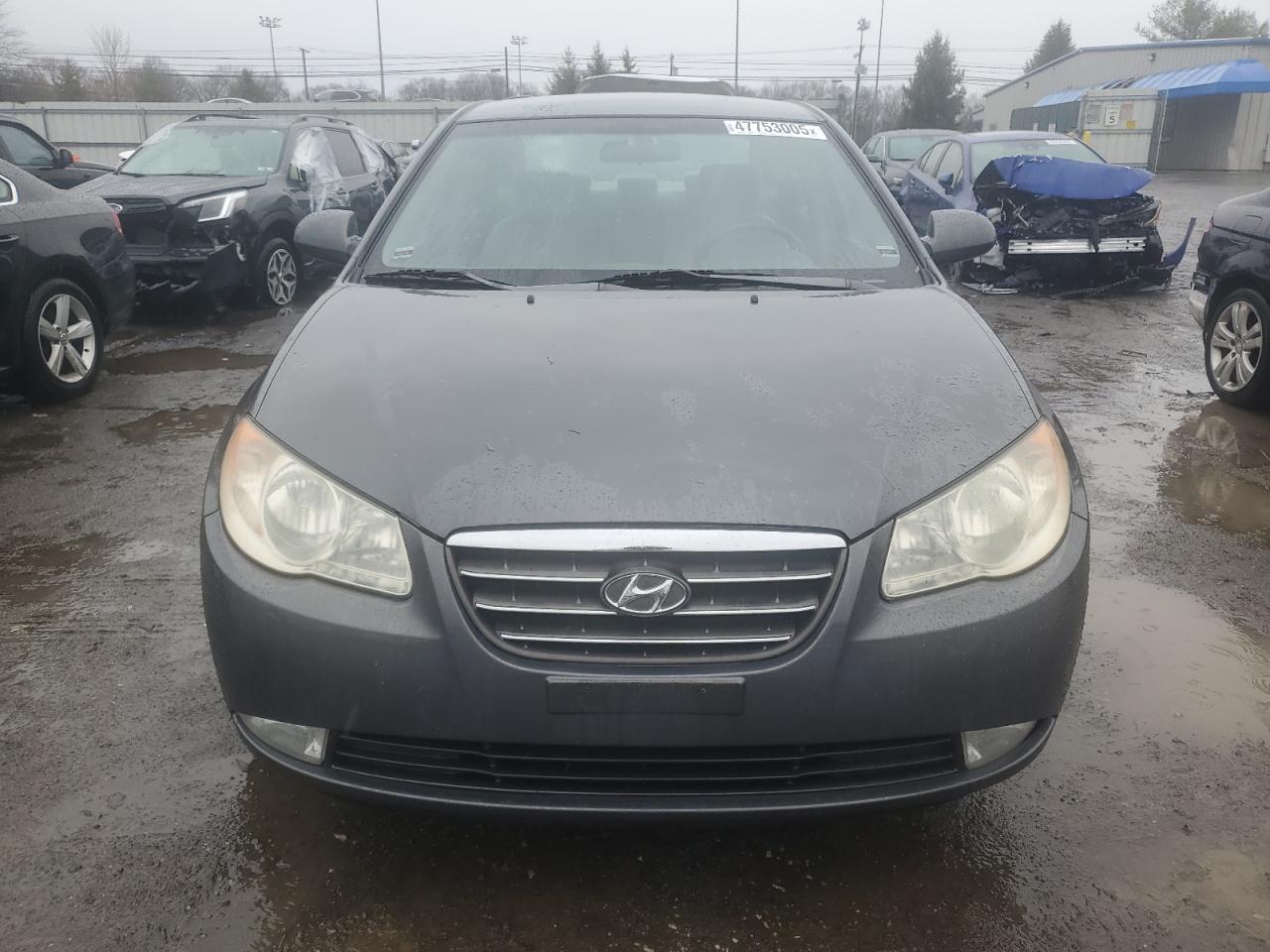 2007 Hyundai Elantra VIN KMHDU46D97U181007 Copart auction photo, vandalism / side damage thumbnail 5