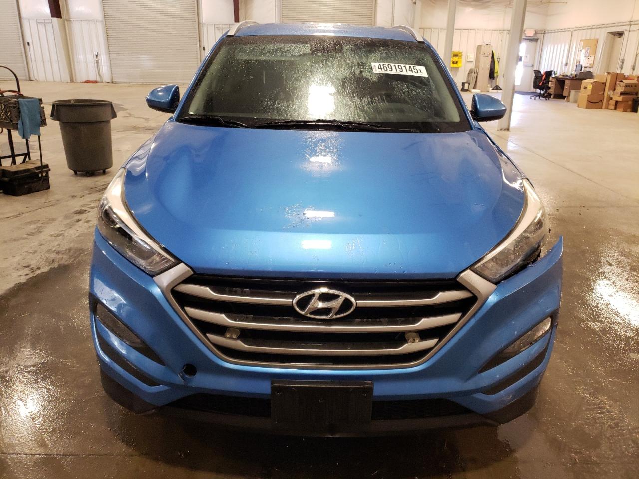 2018 Hyundai Tucson VIN KM8J33A48JU617604 Copart auction photo, side / front end damage thumbnail 5