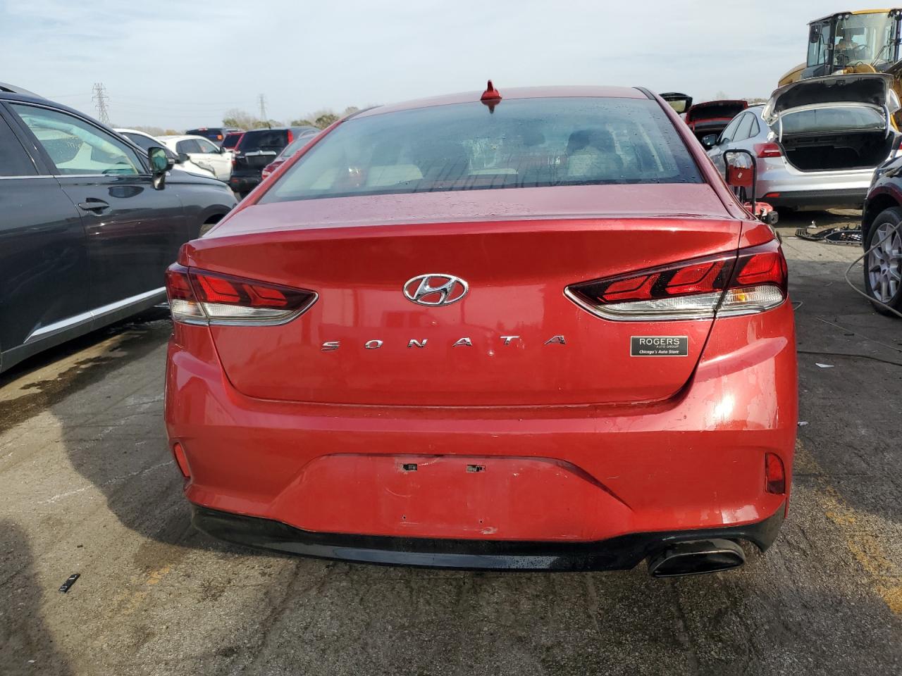 2018 Hyundai Sonata VIN 5NPE34AF3JH727919 Copart auction photo, front end damage thumbnail 6