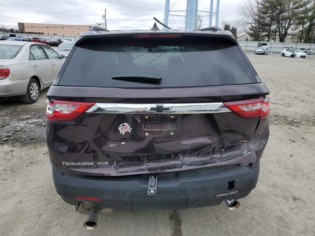2020 Chevrolet Traverse VIN 1GNEVHKW6LJ105574 Copart auction photo, rollover damage thumbnail 6