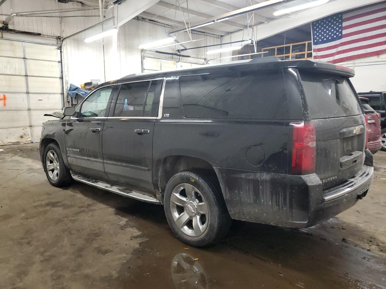2015 Chevrolet Suburban VIN 1GNSKKKCXFR240187 Copart auction photo, front end damage thumbnail 2