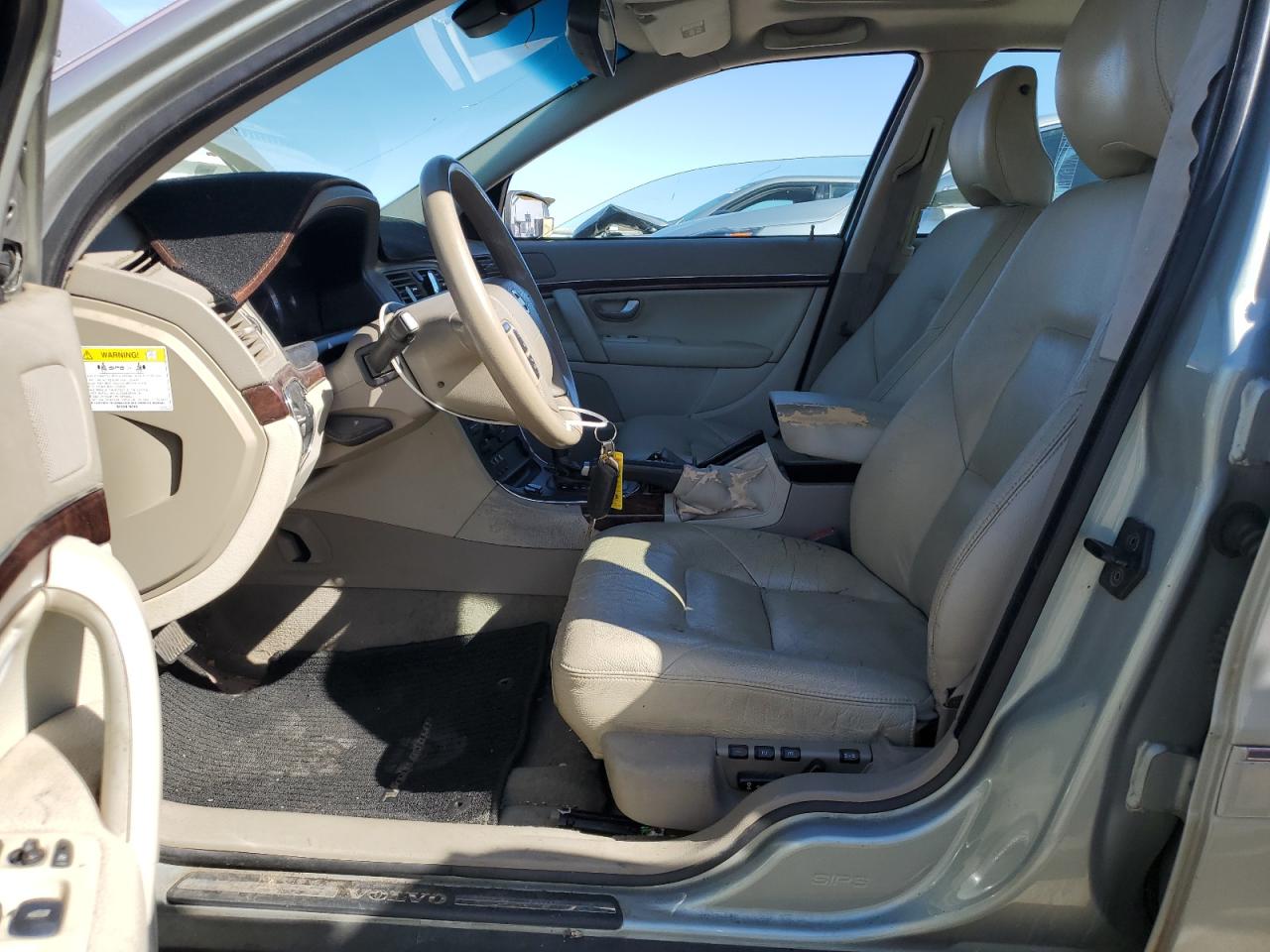 2004 Volvo S80 VIN YV1TS92D641358015 Copart auction photo, front end / side damage thumbnail 7