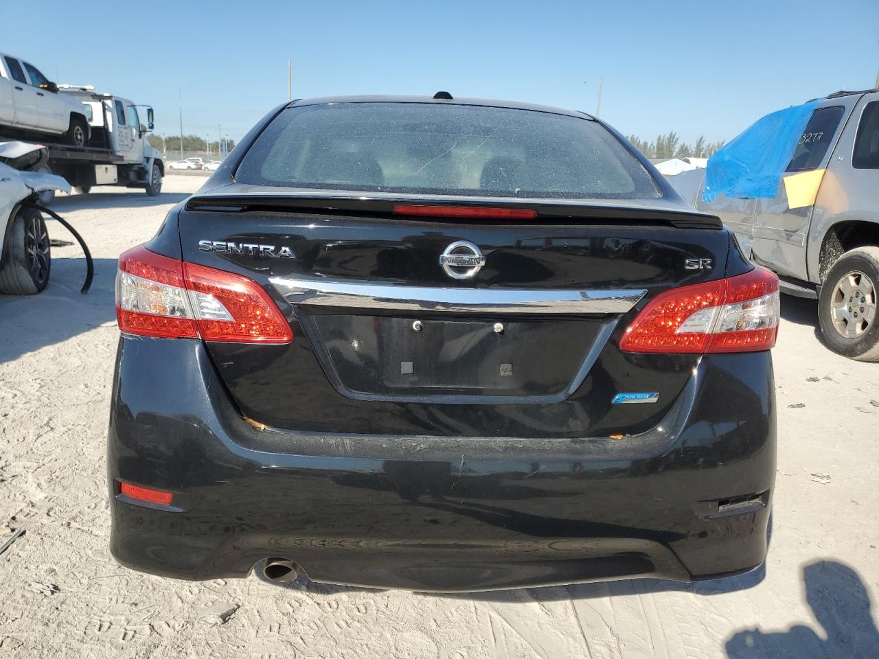 2014 Nissan Sentra VIN 3N1AB7AP7EY221419 Copart auction photo, front end / minor dent/scratches damage thumbnail 6