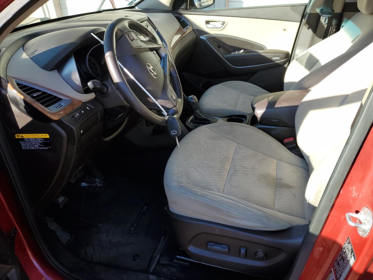 2014 Hyundai Santa Fe VIN KM8SM4HF8EU044837 Copart auction photo, mechanical damage thumbnail 7