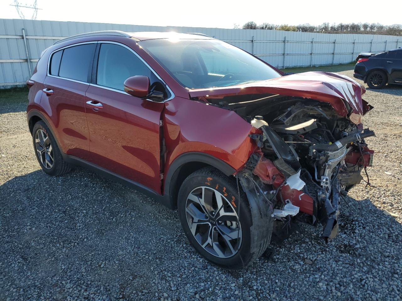 2020 KIA Sportage VIN KNDPN3AC3L7693720 Copart auction photo, front end damage thumbnail 4