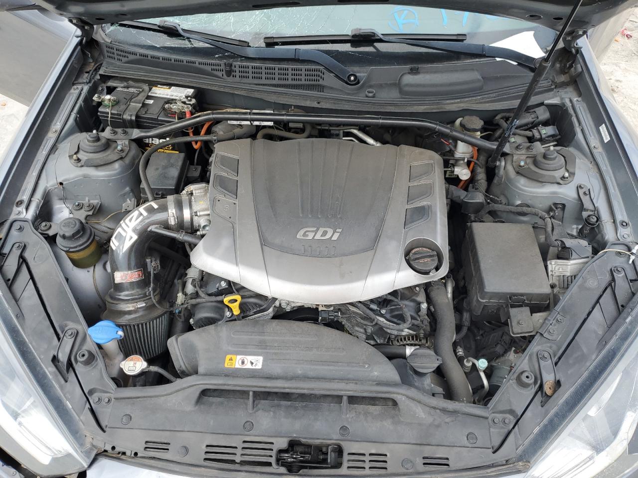 2014 Hyundai Genesis VIN KMHHU6KJ4EU119620 Copart auction photo, water/flood / front end damage thumbnail 12