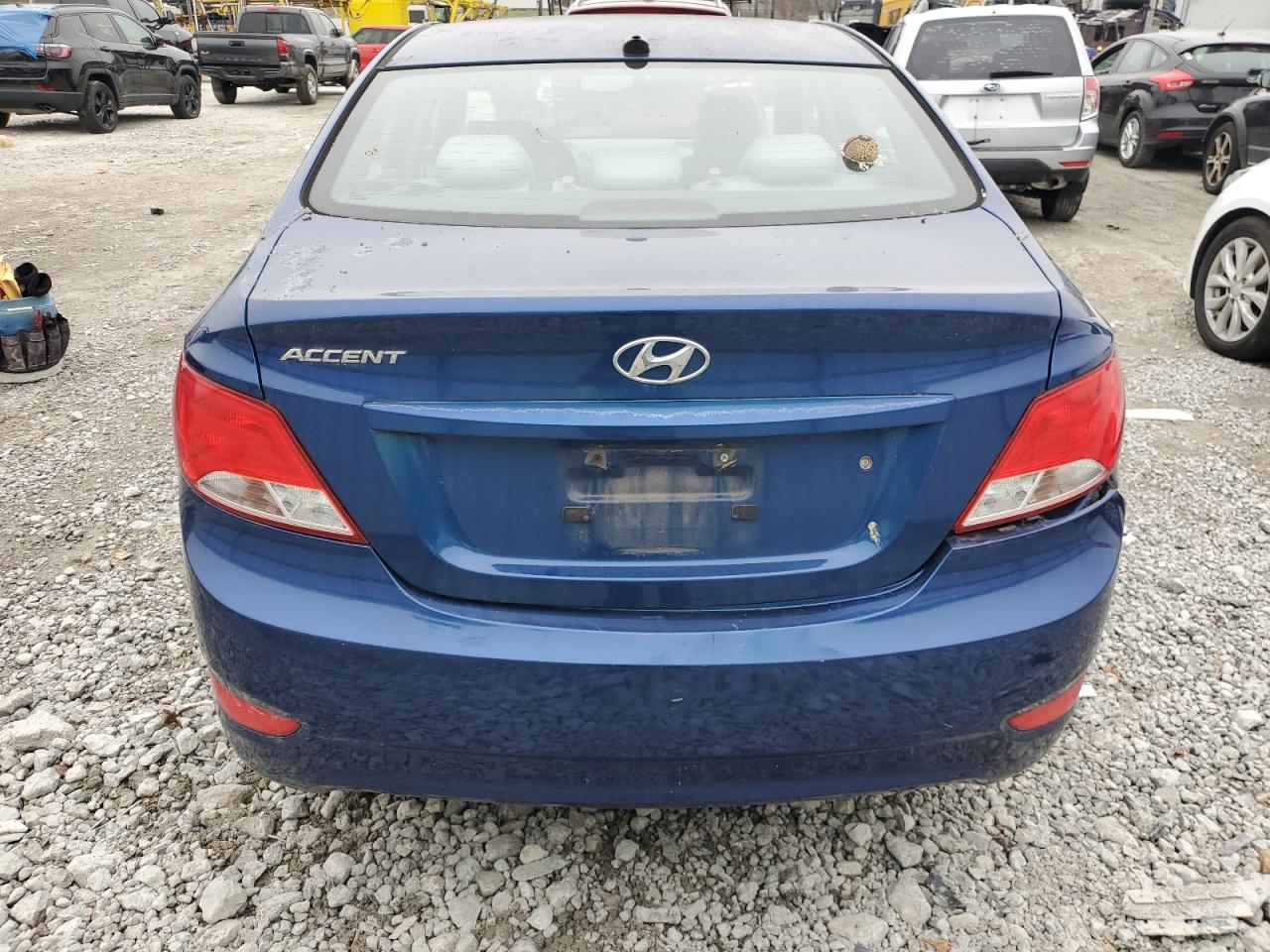 2016 Hyundai Accent VIN KMHCT4AE3GU031408 Copart auction photo, mechanical / rear end damage thumbnail 6