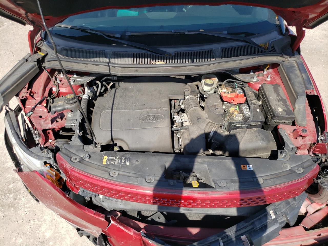 2015 Ford Explorer VIN 1FM5K8F86FGC66274 Copart auction photo, front end damage thumbnail 12